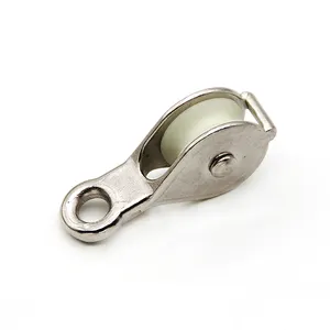 Cable Railing Fittings Factory Wholesale Lifting Pulley Stainless Steel SS 304 316 Nylon Sheave Single Pulley