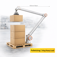 JINWEI FR16 16kg 1034mm Cobot 6 axes IP54 ISO 10218 CR CE 0.03mm pour l'entretien de machines, l'assemblage et la manutention de matériaux lourds