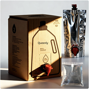 Contenedor de plástico de 5 litros, bolsa BIB en caja, bolsa de detergente <span class=keywords><strong>para</strong></span> ropa de gran capacidad, contenedor de agua de plástico <span class=keywords><strong>para</strong></span> bolsa de llenado - Product Image 1