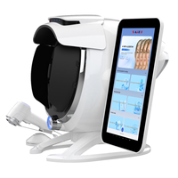 Analyseur de peau 2-en-1 avec caméra IA, détecteur d'imagerie 3D, appareil d'analyse faciale, instrument d'image intelligent IA, analyseur de peau 3D