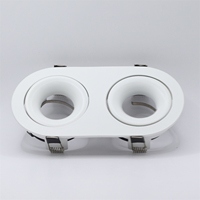 Cadre de plafonnier encastré à LED Support de montage réglable MR16 GU10 Support de lampe Socket Fitting Spot Lighting Fixture