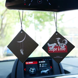 Haute qualité nouveau parfum coton papier Auto personnalisé en forme imprimé conception voiture désodorisant - Product Image 3