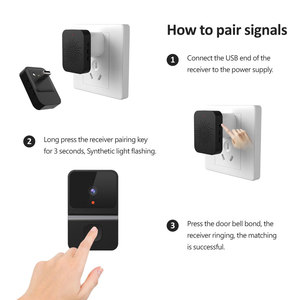 Tự động hóa nhà Hệ thống an ninh video Night Vision máy ảnh Wifi tuya Smartlife điều khiển từ xa Video Door chuông PST-T23 - Product Image 5