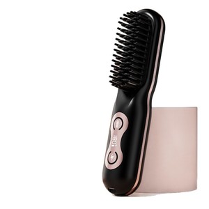 Lisseur de cheveux rechargeable, double usage, mini, portable, 2600 mAh, plaque céramique à ions négatifs, peigne de soin des cheveux - Product Image 2