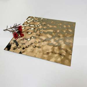 EX506 Decorative Stainless Steel <b>Sheet</b> Metal 3D Water Wave Stainless Steel Decorative <b>Sheet</b> for Wall Cladding - Product Image 2