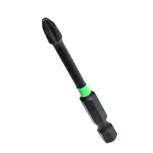 Jeu de 6 embouts de tournevis Phillips résistants aux chocs, en acier allié S2, haute dureté, magnétiques et antidérapants, 1/4 pouces - Product Image 1
