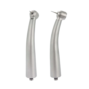 Pièce à main dentaire à haute vitesse à turbine, en acier chirurgical, avec LED auto-éclairante et bouton-poussoir, personnalisable OEM, modèle MT-M900L - Product Image 1