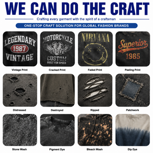 <span class=keywords><strong>T</strong></span>-<span class=keywords><strong>Shirt</strong></span> Senza Maniche <span class=keywords><strong>Vintage</strong></span> con Logo Personalizzato Stampato DTG, Lavaggio Acido, Effetto Invecchiato, Cotone Pesante 280g, Occhielli Metallici, Streetwear Punk - Product Image 3