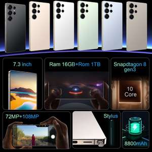 S25 Ultra Nueva Versión 16G+1TB Original, Teléfono Inteligente 5G con Doble <span class=keywords><strong>SIM</strong></span>, Carga Rápida, Pantalla Grande, Android 15, 108MP, Gran Memoria Global - Product Image 6