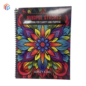 Stampa OEM personalizzata a buon mercato alla rinfusa perfetta rilegatura fiore disegno pittura libro <span class=keywords><strong>da</strong></span> colorare <span class=keywords><strong>per</strong></span> <span class=keywords><strong>adulti</strong></span> e bambini - Product Image 3