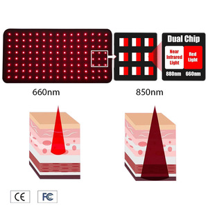 Cinturón de luz LED grande de 120 LED, cinturón térmico, cinturón de protección, cinturón multifuncional para masajes y terapia con luz roja para el hogar - Product Image 3