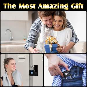 Cadenas à <span class=keywords><strong>Empreinte</strong></span> Digitale Électronique Étanche Intelligent Antivol pour Salle de Sport - Product Image 6