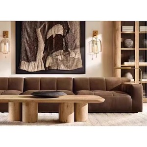 طاولة طعام مستديرة أمريكية بتصميم عتيق للأثاث، حديثة وبسيطة، مناسبة للفيلات والفنادق والمبيت والإفطار، قابلة للتخصيص - Product Image 3