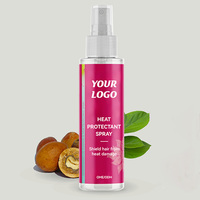Spray pour cheveux Hrotection thermique personnalisé de 120ml Spray protecteur de chaleur intense