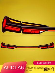 Dedicato al 19-24 per Audi A6L gruppo fanale posteriore modificato LED dinamico acqua corrente sterzo attraverso il gruppo fanale posteriore - Product Image 2
