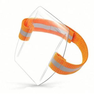 ออกแบบโลโก้ตามสั่ง สายคล้องคอแบบนิ่ม PVC ปรับได้ ขนาดมาตรฐาน ที่ใส่บัตรประจำตัวแบบติดแขน - Product Image 4