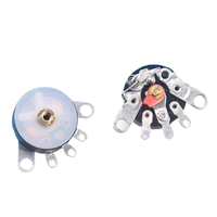 Potentiomètre de volume BONENS RV12 à pied plat, interrupteur à pédale à pied flexible, composition carbone 5K, 10000 cycles, pour amplificateur radio