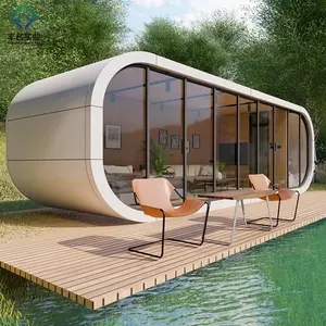 Goedkope Tiny 4 Slaapkamer Villa Klaar In China Kleine Aluminium Glas Moderne Thuis Luxe Prefab Huis