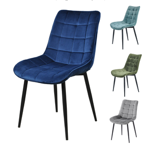 Dining Chair Dining Room Chairs Chairs Luxury Modern Hotel Restaurant Dining Room Chair Brown Grey Scandinavian Fabric Velour Tufted Velvet Dining Chair With Nailheads