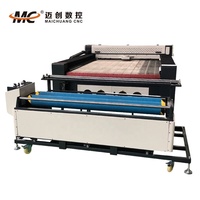 Tissu en tissu à alimentation automatique en peluche Laser Cutter Rectifier le dispositif de déviation Merveilleuse découpe sur-format pour MC 1630 pour le caoutchouc
