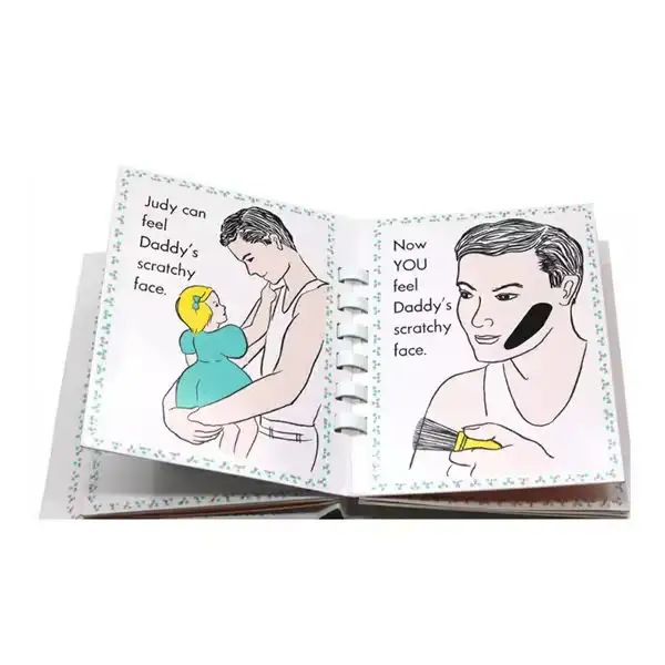 어린이 조기 교육 도서 3D 입체 어린이 대화 형 드로잉 골판지 책