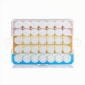 गर्म बिक्री अनुकूलित डिस्पोजेबल प्लास्टिक क्लैमशेल फफोले पैकेजिंग चिकित्सा गोलियों के लिए एक दो तीन गुना ट्रे फफोले कार्ड - Product Image 1