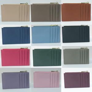 Portafoglio personalizzato da donna in finta pelle con Zip <span class=keywords><strong>e</strong></span> porta carte di credito - Product Image 6