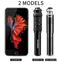 Pompe à air manuelle portable OEM/ODM pour vélo de montagne Accessoires pour vélo Gonfleur portable Pompes à vélo
