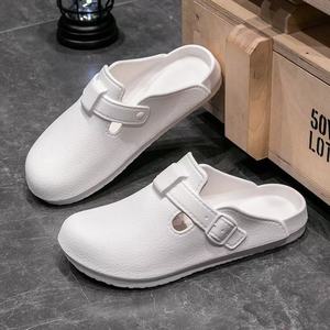 <span class=keywords><strong>Sandales</strong></span> compensées en EVA respirantes et antidérapantes pour <span class=keywords><strong>femme</strong></span>, idéales pour l'été et l'intérieur, avec logo personnalisé imprimé - Product Image 2
