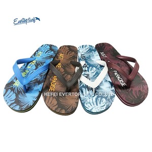 Hot promotionnel hommes maison logo personnalisé été plage style tongs pantoufles concepteur meilleur prix plat diapositives pantoufles - Product Image 4