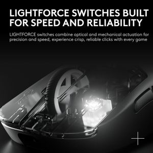 เมาส์เกมมิ่งไร้สาย <span class=keywords><strong>Logitech</strong></span> G Pro X Superlight 2c น้ำหนัก 51 กรัม ขนาดเล็ก รูปทรงสมมาตร รองรับการชาร์จไร้สาย <span class=keywords><strong>PowerPlay</strong></span> ผ่านพอร์ต USB-C - Product Image 6