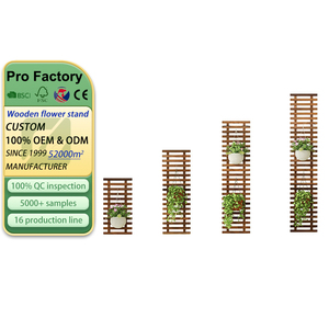 <span class=keywords><strong>Treillis</strong></span> en bois support mural pour <span class=keywords><strong>jardinière</strong></span> intérieur extérieur support Vertical décoration murale pour jardin Air plante Pots de fleurs jardinières - Product Image 1
