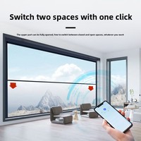 Ventanas abatibles de aleación de aluminio térmico Foshan Break, aislamiento térmico de sonido superior/inferior ajustable inteligente para balcón