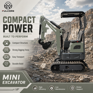 Mini Escavatore FULCORE con Funzionamento Intelligente e Basso Tasso di Guasti, Motore Originale per Lavori di Pulizia in Frutteti - Product Image 1
