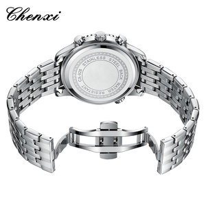 Nouvelle <span class=keywords><strong>montre</strong></span> de luxe pour hommes étanche lumineux Date chronographe homme <span class=keywords><strong>montre</strong></span> Sport Quartz <span class=keywords><strong>acier</strong></span> inoxydable montres pour hommes 928 - Product Image 5