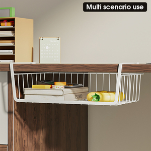 Panier de rangement suspendu multifonction en fonte pour l'organisation des placards et sous les armoires - Product Image 4