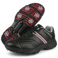 Chaussures de golf respirantes pour hommes avec crampons interchangeables, tige en cuir synthétique léger, séchage rapide, design décontracté pour l'extérieur