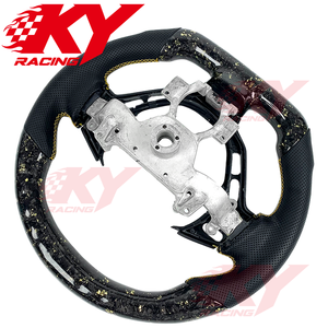 Volante Deportivo de Fibra de Carbono Forjado con LED Personalizado para Nissan GT-R R35 Coupé 2009-2015, Compatible con 350Z 370Z 400Z FX35 FX37 - Product Image 3