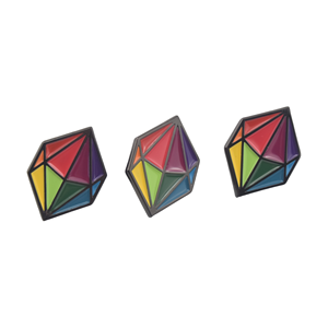 เข็มกลัดเข็มกลัดโลหะเคลือบสีดำแบบกำห<span class=keywords><strong>น</strong></span>ดเอง zimbabwe ZIDA ทรงหกเหลี่ยม - Product Image 2