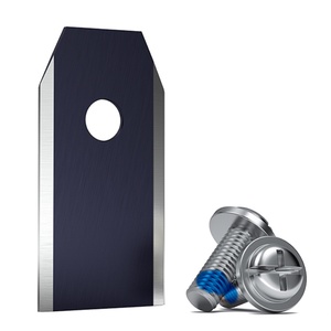 Lame de tondeuse robotisée en acier inoxydable 35*18*0.9mm/35*18*0.75mm compatible avec la tondeuse robotisée Segway Navimow - Product Image 1