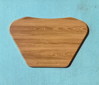 Conjuntos de Muebles Escolares Modernos con Tablero de Madera Hexagonal en Forma de Abanico, Duradero, Resistente al Fuego y Ecológico para Uso en Talleres