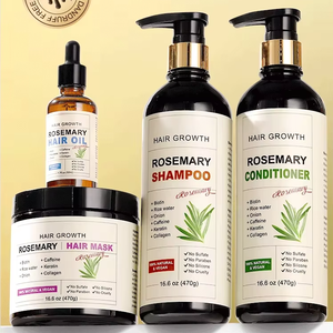 卸売カスタムオーガニック栄養ヘアグロース＆抜け毛防止オイル（ビオチン、ローズマリー、キャスターオイル配合）-プライベートラベルOEM/ODM - Product Image 1
