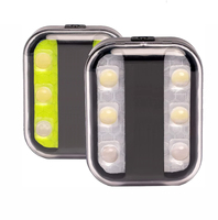 UMIONE Mini Lampe de Course LED Rechargeable USB-C, Lumière d'Avertissement de Sécurité, Étanche IPX5, Portable avec Clip en Tissu, Contrôle Tactile, Intensité Réglable