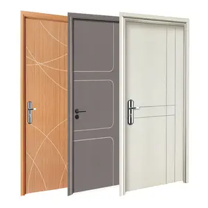 China strength manufacturers direct sales of environmental protection soundproof WPC wood-plastic doors