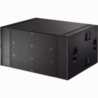 Caisse de subwoofer passif professionnel B22, double subwoofer de 18 pouces, grande enceinte de subwoofer, caisson de subwoofer en bois pour scène DJ