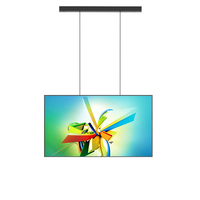 Pantalla Digital Colgante para Publicidad en Ventanas, 2500 Nits, Ultrafina, de Alto Brillo, 32 Pulgadas, para Tiendas y Restaurantes