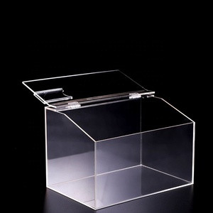 Estante de exhibición de plexiglás, caja de almacenamiento de alimentos, acrílico transparente, duradero y delicado, regalo personalizado - Product Image 5