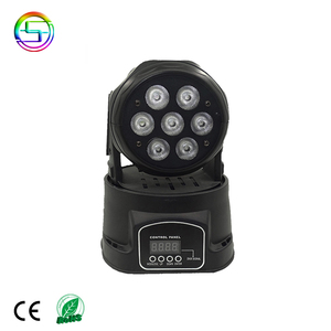 SC DJ ánh sáng sân khấu Bee Eye chùm 7pcs 10W RGBW 4-trong-1 tại chỗ rửa mini LED di chuyển đầu - Product Image 5