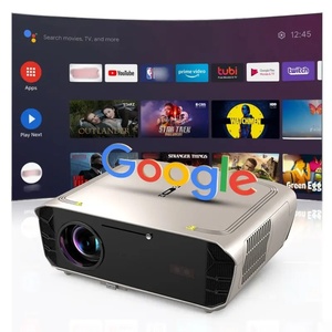 Nhà máy OEM/ODM 1080P wlfl thông minh LED <span class=keywords><strong>Android</strong></span> di động rạp chiếu phim gia đình di động video chiếu Google TV proyector - Product Image 1
