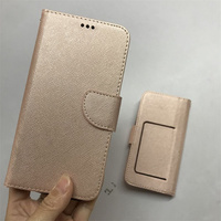 Étui de téléphone en cuir à rabat personnalisé par un designer, en cuir PU, pour étuis de téléphone portable, portefeuille en cuir, étui de téléphone universel, porte-cartes de crédit